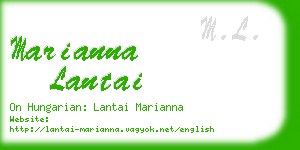 marianna lantai business card